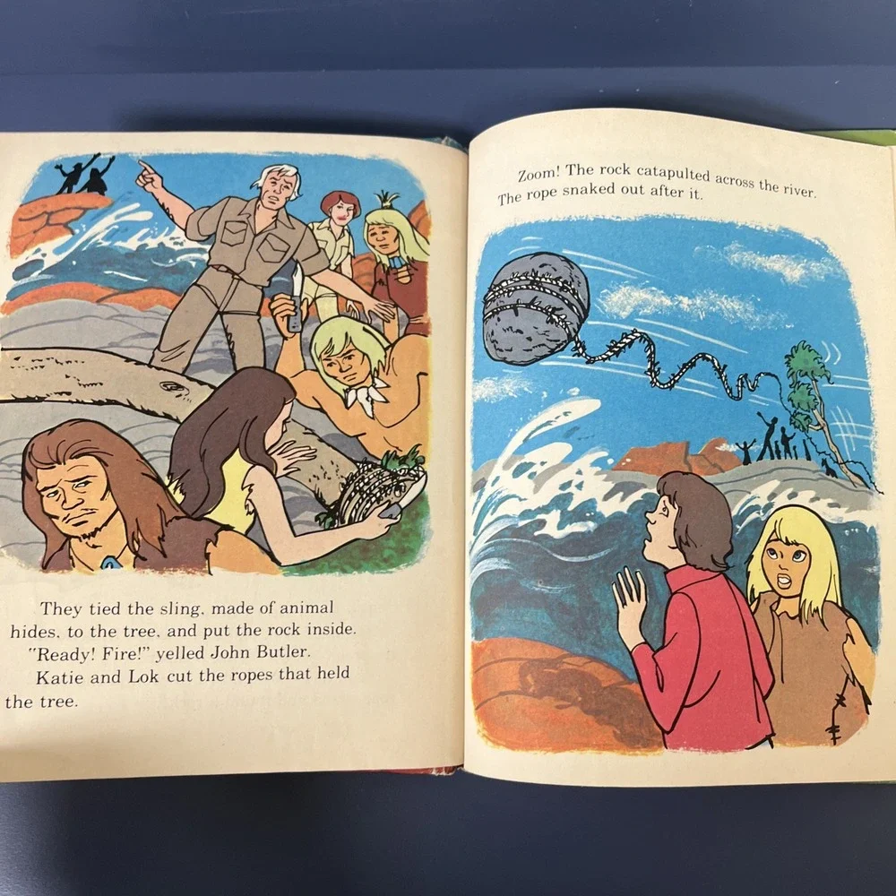 Vintage Children's Rand McNally Book‎ Hanna-Barbera's VALLEY OF THE DINOSAURS
